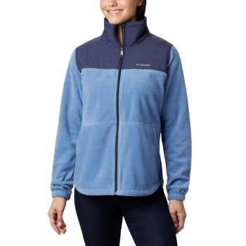 Columbia Ženske Jakne - Sawyer Rapids Overlay Full Zip Fleece Plave Tamnoplave | NHRB-62351